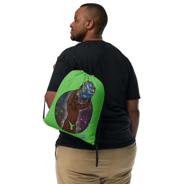 Drawstring bag - 2 Sided Print - Atlas - Image 2