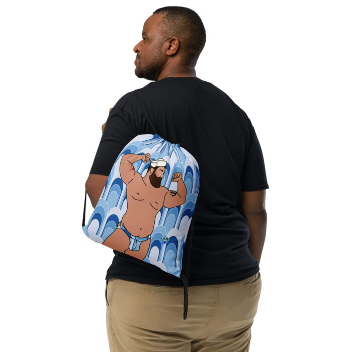 Drawstring bag - 2 Sided Print - Burly Sailor - Image 2