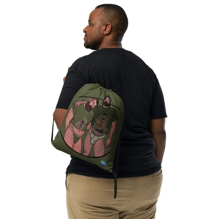 Drawstring bag - 2 Sided Print - Cropped - Image 2