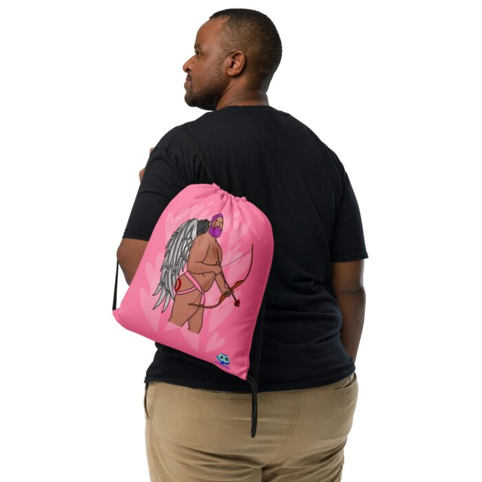 Drawstring bag - 2 Sided Print - Cupid (Valentine) - Image 2