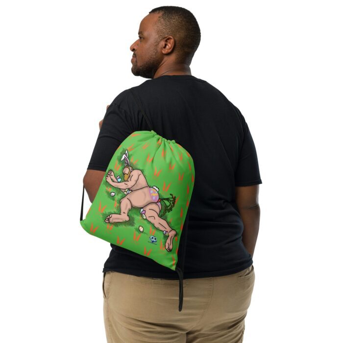 Drawstring bag - 2 Sided Print - Egg Hunt - Image 2