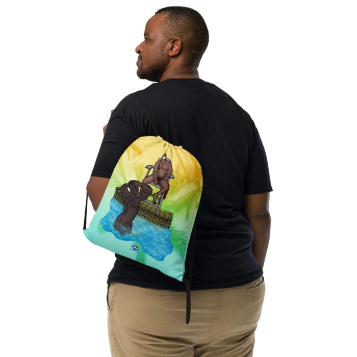 Drawstring bag - 2 Sided Print - Life Guard - Image 2