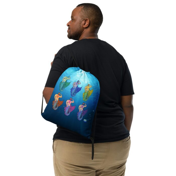 Drawstring bag - 2 Sided Print - MerCub MultiColor - Image 2