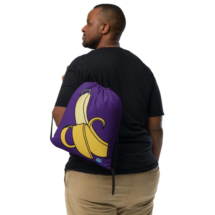 Drawstring bag - 2 Sided Print - Pierced Banana - Image 2
