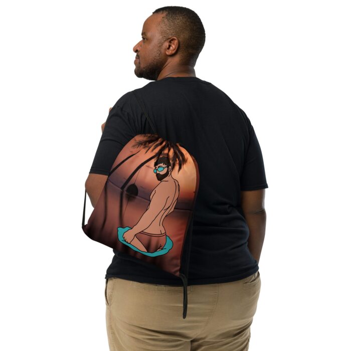 Drawstring bag - 2 Sided Print - Pool Boy - Image 2