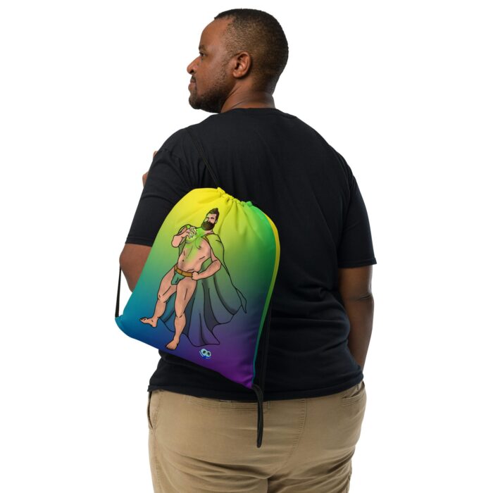 Drawstring bag - 2 Sided Print - Powerful - Image 2