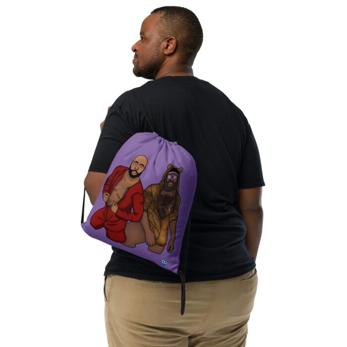Drawstring bag - 2 Sided Print - Sleepover - Image 2