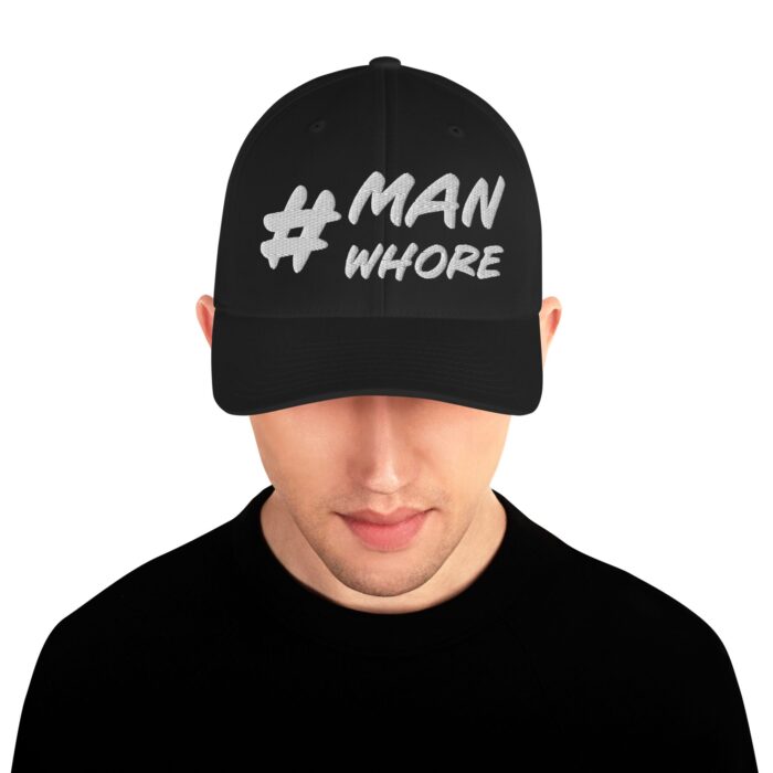 Structured Twill Cap - # Man Whore - Image 9