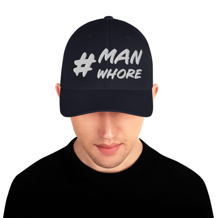 Structured Twill Cap - # Man Whore - Image 5
