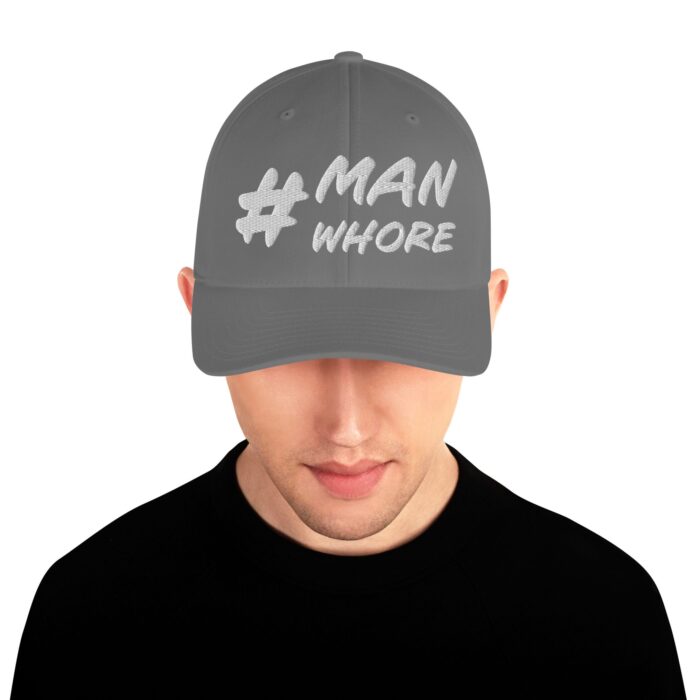 Structured Twill Cap - # Man Whore - Image 33
