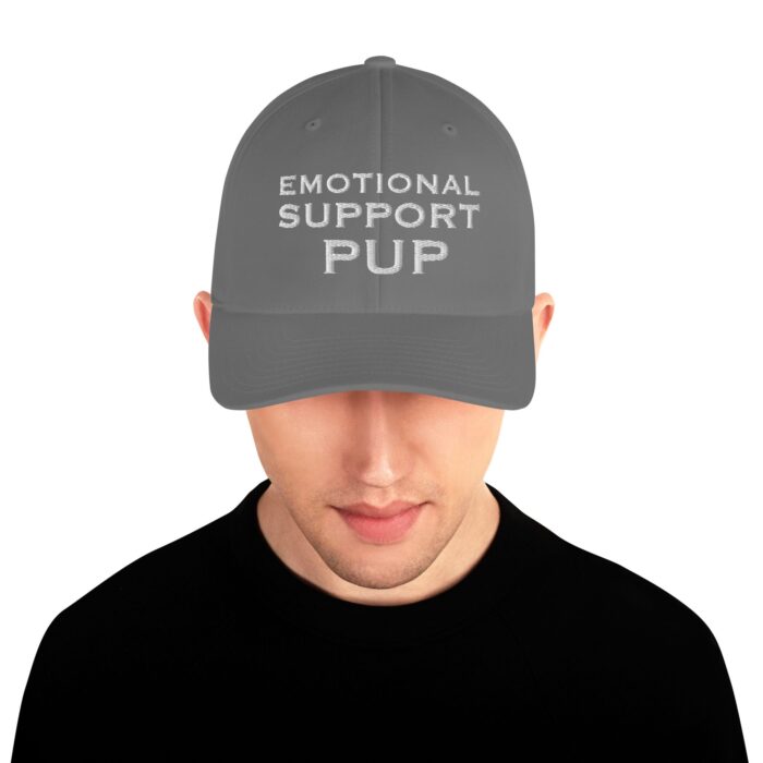Structured Twill Cap - Emotional Support Pup - Image 33