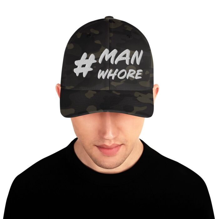 Structured Twill Cap - # Man Whore