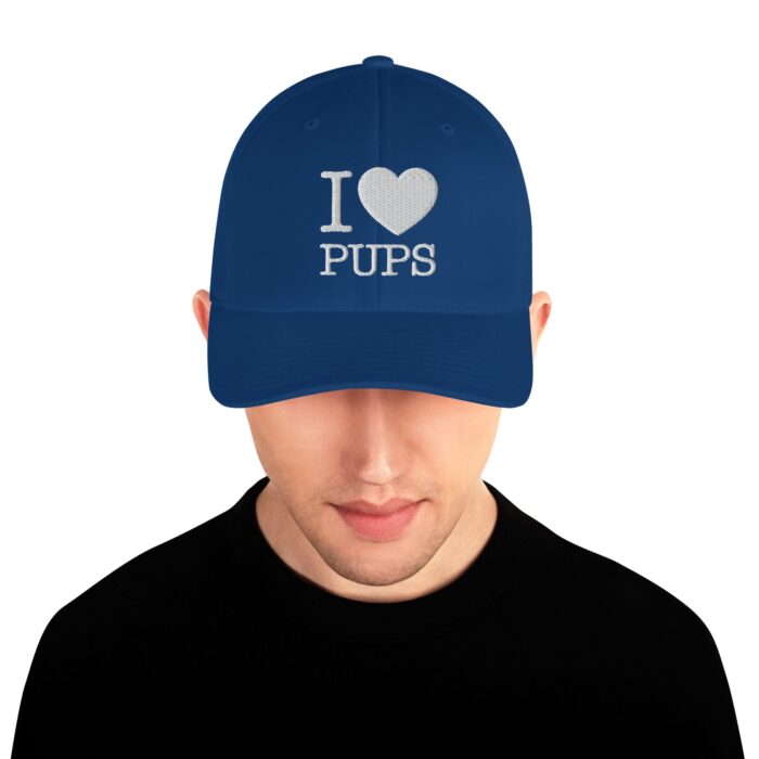Structured Twill Cap - I Heart Pups