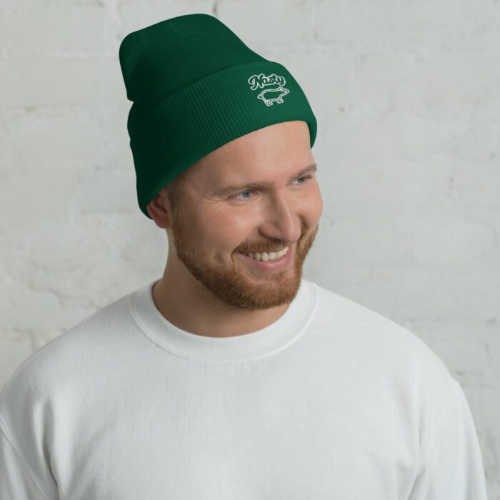 Cuffed Beanie - Nasty Little Piggy - Image 8