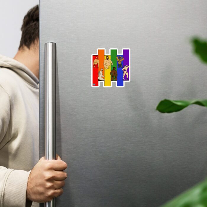 Novelty Magnet - Rainbow Columns