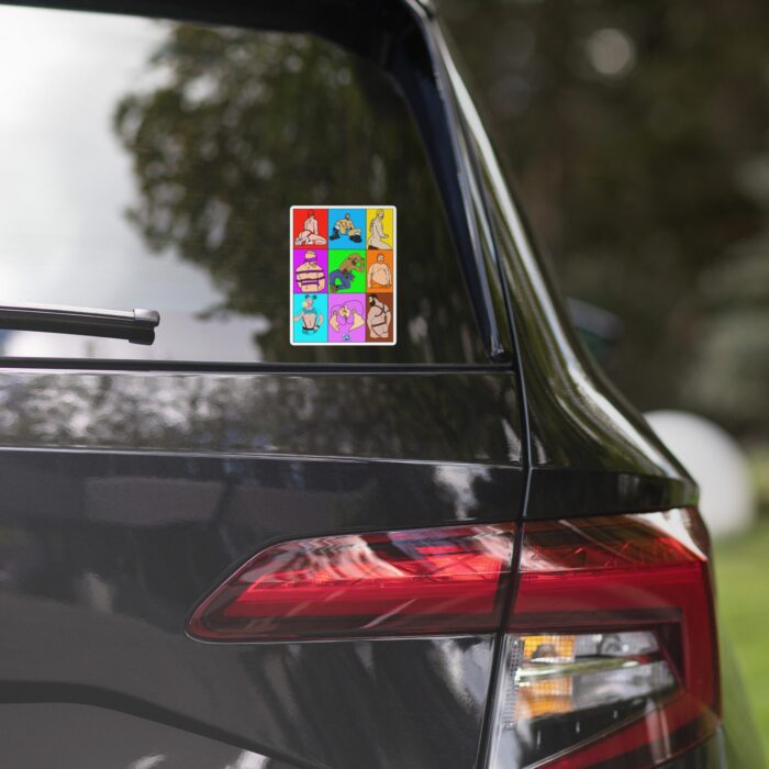 Vinyl Stickers - Color Block Dudes