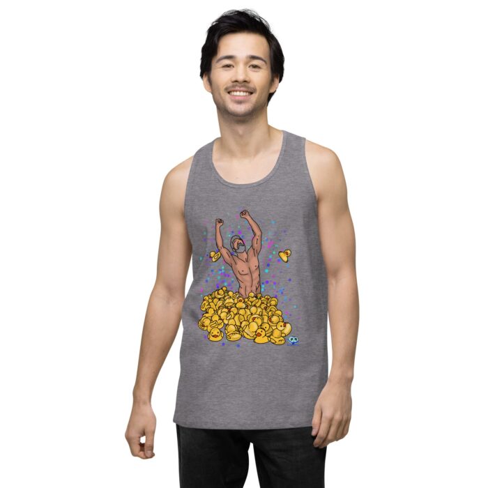 Men’s premium tank top - Cruising for Ducks - Image 43