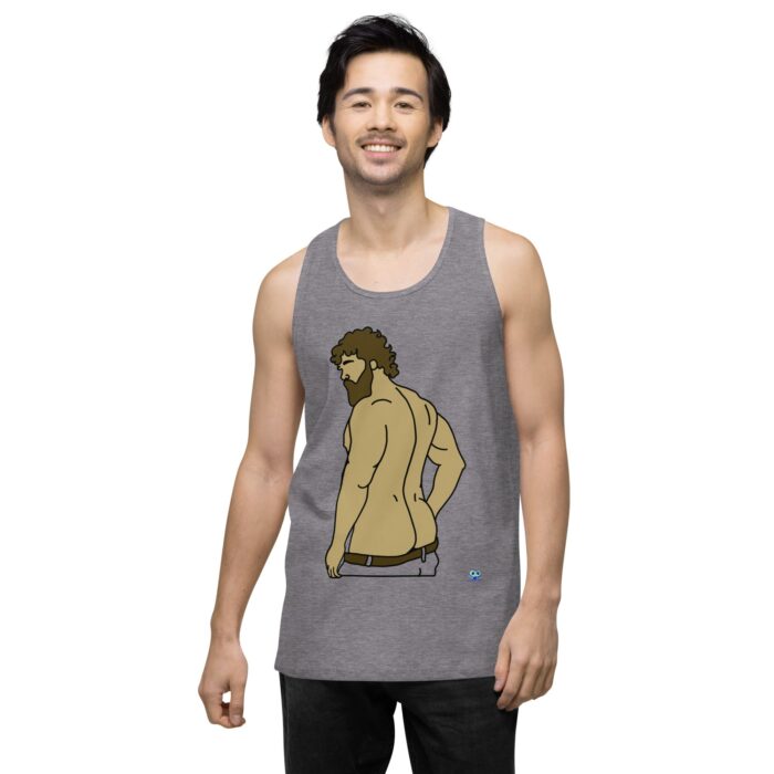 Men’s premium tank top - Curly Hair and All that Ass