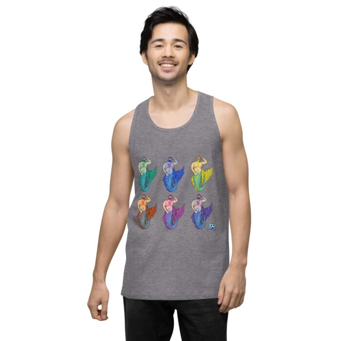 Men’s premium tank top - MerCub Multi - Image 42