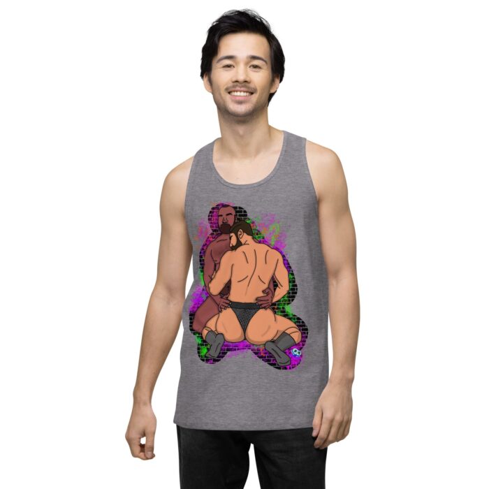 Men’s premium tank top - Mesh - Image 43
