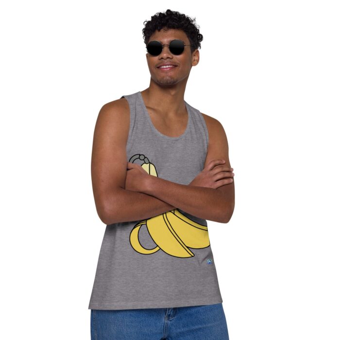Men’s premium tank top - Pierced Banana - Image 34