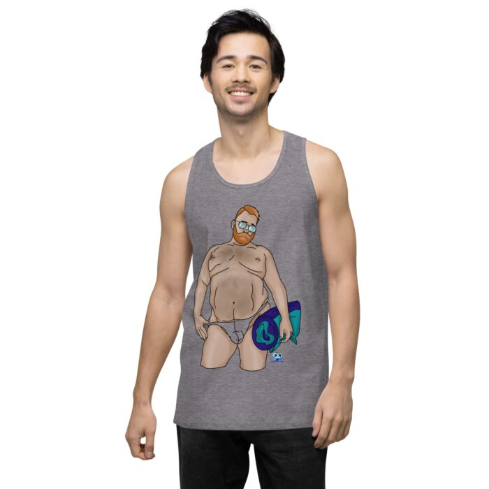 Men’s premium tank top - Ready for the Pool - Image 42