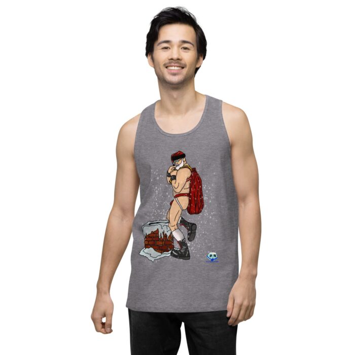 Men’s premium tank top - Santa's Sack - Image 43