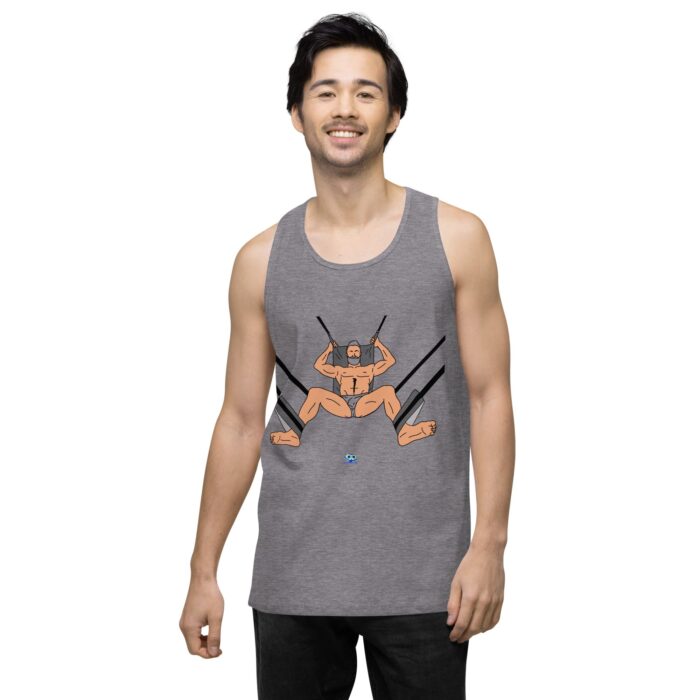 Men’s premium tank top - Sling Set - Image 43
