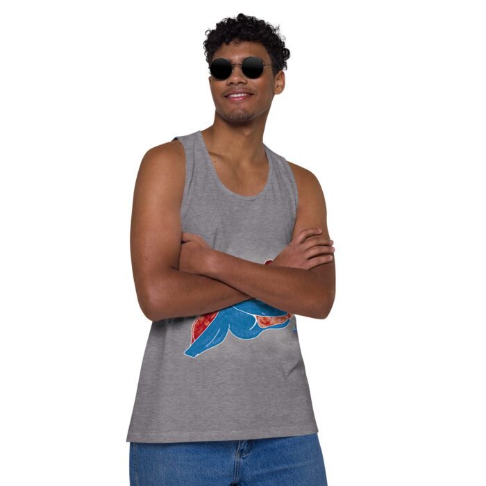 Men’s premium tank top - Steam - Image 34
