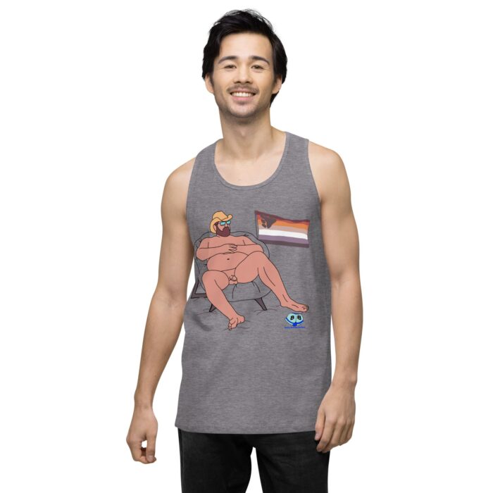 Men’s premium tank top - Beach Day - Image 37