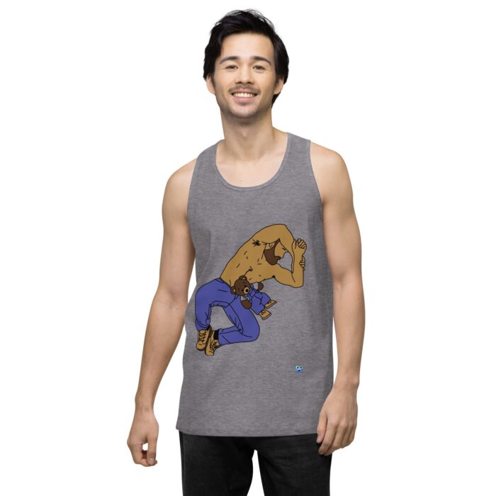 Men’s premium tank top - Teddy Bear Snuggles - Image 42
