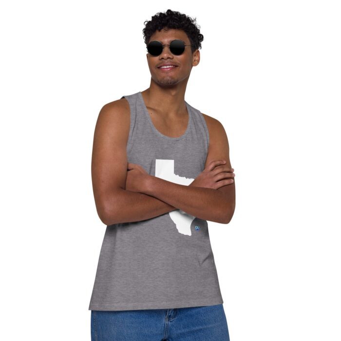 Men’s premium tank top - Texas Bear - Image 34