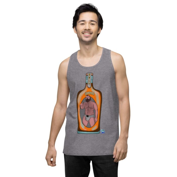 Men’s premium tank top - Two Fingers - Image 42