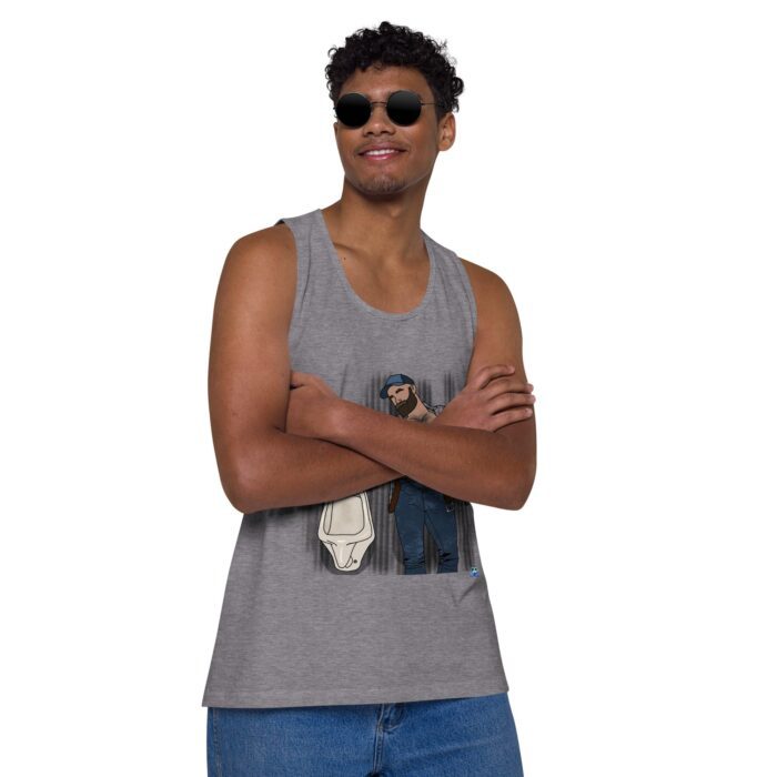 Men’s premium tank top - Urinal - Image 34