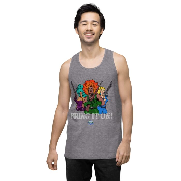 Men’s premium tank top - War on Drag - Image 42