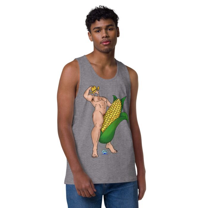 Men’s premium tank top - Aww Shucks - Image 34