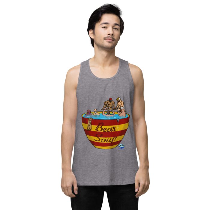 Men’s premium tank top - Bear Soup - Image 41
