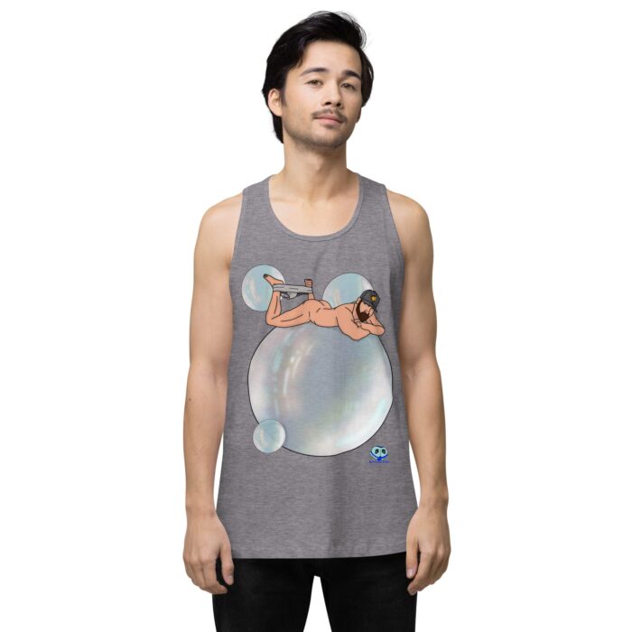 Men’s premium tank top - Bubbles - Image 42