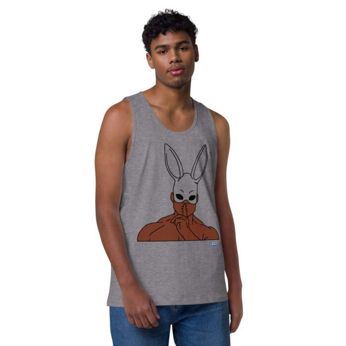 Men’s premium tank top - Bunny Ear Mask (Easter) - Image 33