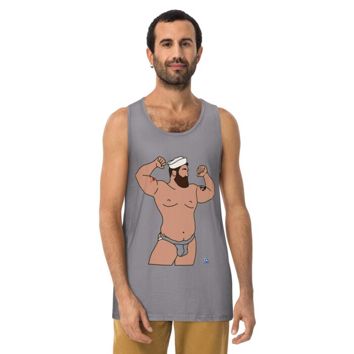 Men’s premium tank top - Burly Sailor - Image 18