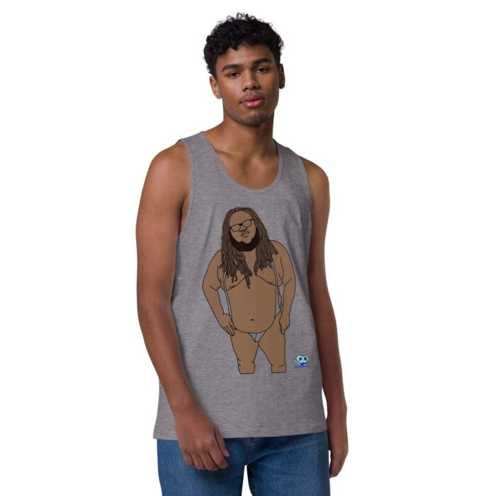 Men’s premium tank top - Chub with Dreadlocks - Image 34