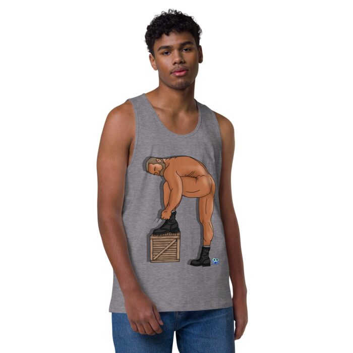Men’s premium tank top - Crated - Image 29