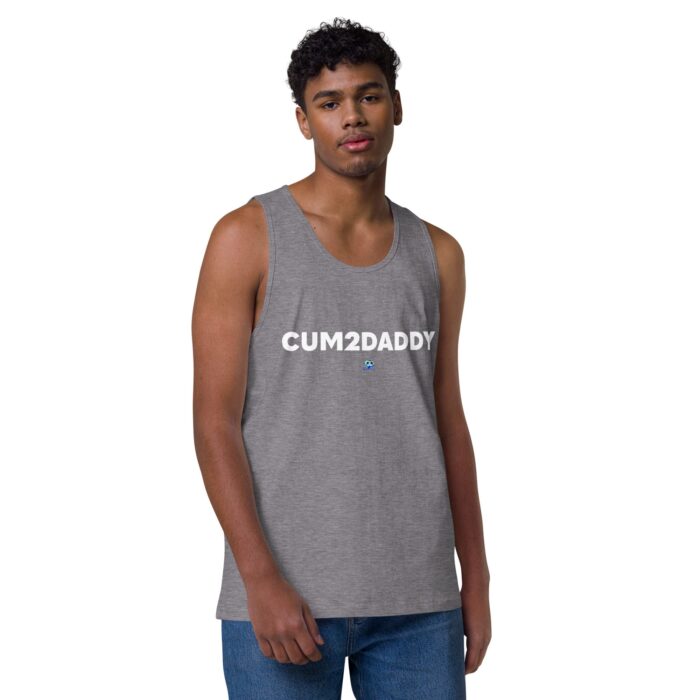 Men’s premium tank top - Cum 2 Daddy - Image 33