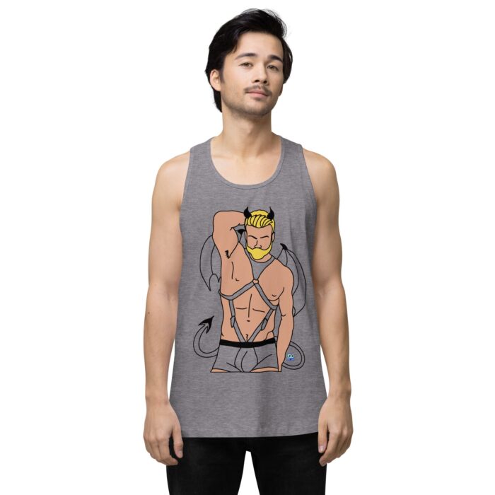 Men’s premium tank top - Devil - Image 41