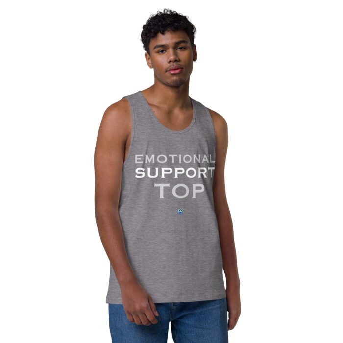 Men’s premium tank top - Emotional Support Top - Image 33