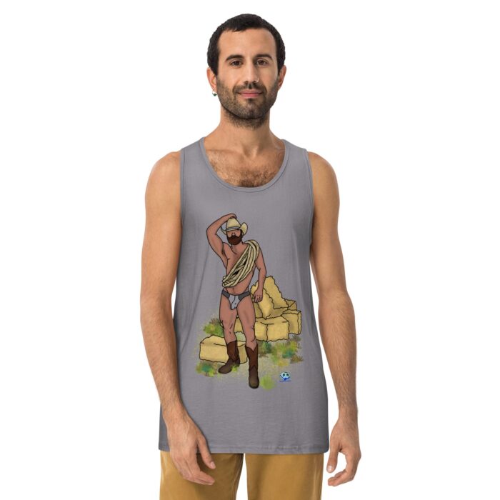 Men’s premium tank top - Hay Dude! - Image 17
