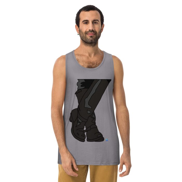 Men’s premium tank top - Leather Boots - Image 18