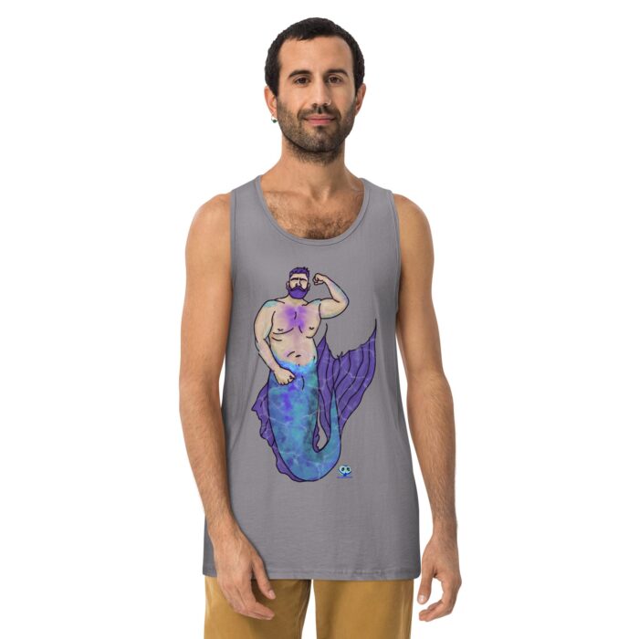 Men’s premium tank top - MerCub Purple - Image 17