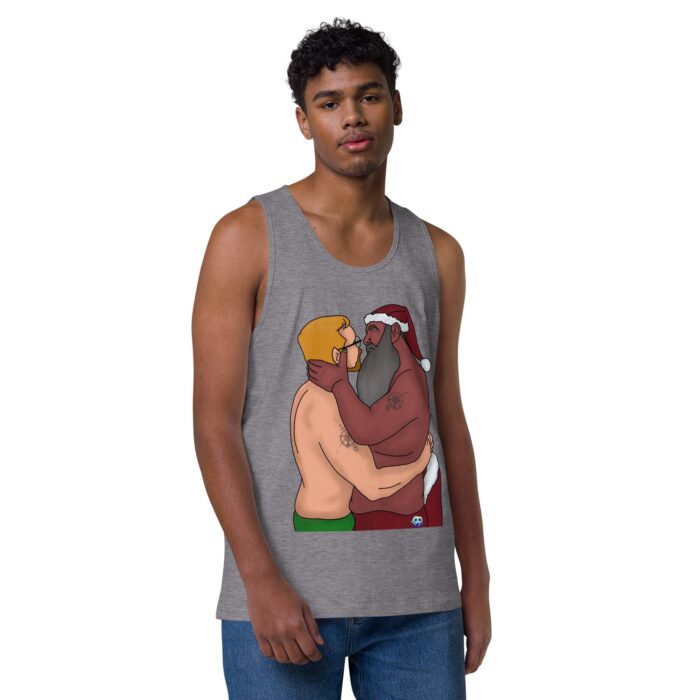 Men’s premium tank top - Mr & Mr Clause - Image 33