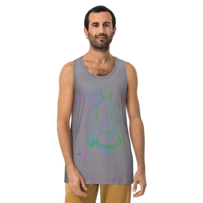 Men’s premium tank top - Neon - Image 18